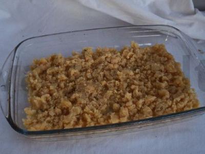 Ryškus uogų-kokoso pyragas varškės užpilde Žingsnis 1