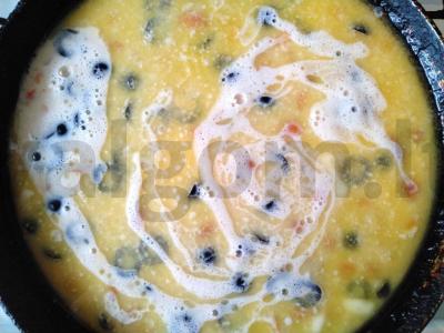 Omletas su migdolų pienu Žingsnis 1