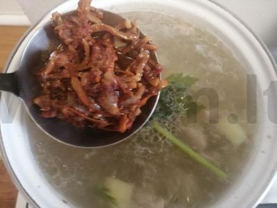 Kopūstų sriuba Žingsnis 10