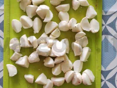 Makaronai su vištiena ir mocarela Žingsnis 5