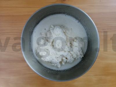 Mannikas su grietine ir citrina bei vanile Žingsnis 3