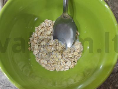 Sūrio avižų blynas Žingsnis 1