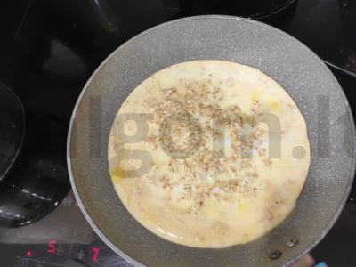 Sūrio avižų blynas Žingsnis 2