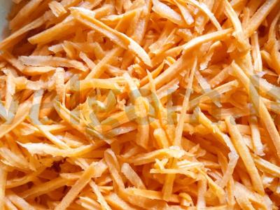 Aštrus morkų ir agurkų salotas Žingsnis 1