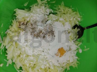 Cukinijų blynai Žingsnis 2