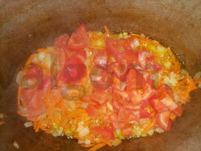 Kiaulienos krūtinėlė, troškinta su daržovėmis Žingsnis 3