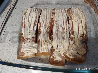 Raudona žuvis orkaitėje sojų padažo ir garstyčių marinate Žingsnis 3