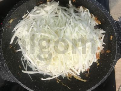 Troškinta baltagūžė kopūstas Žingsnis 5