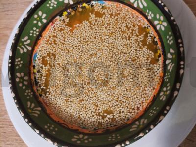 Žirnių-sesamų sriuba „Saulutė“ pagrindine nuotrauka