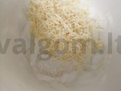 Sūrio rutuliukai fritiūre Žingsnis 5