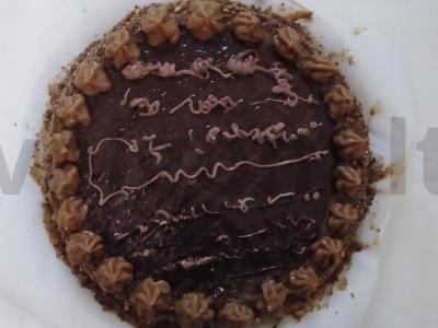 Šokoladinis tortas „Praha“ su migdolų miltais ir romo sirupu Žingsnis 5