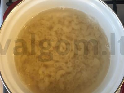 Makaronai su vištiena grietinėlėje Žingsnis 8