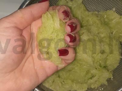 Cukinijų blynai su žolelėmis Žingsnis 7