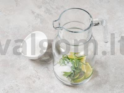 Limonadas su estragonu Žingsnis 1