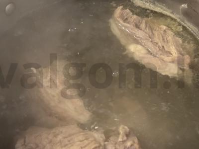 Tirštas sriuba su lęšiais, pupelėmis ir jautiena Žingsnis 1