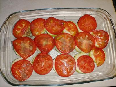 Keptas cukinijų užkandis Žingsnis 2