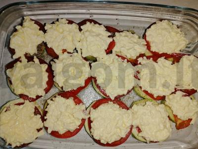 Keptas cukinijų užkandis Žingsnis 4