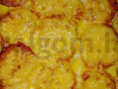 Keptas cukinijų užkandis Žingsnis 5