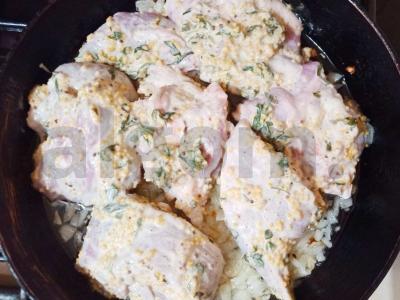 Skanus triušis su daržovėmis ir Dijon garstyčiomis Žingsnis 2