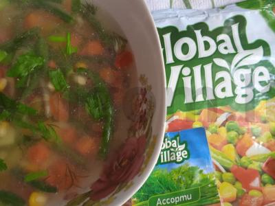 Meksikietiška sriuba pagrindine nuotrauka