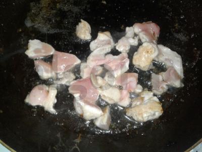 Spagettini su vištiena ir padažu Žingsnis 2