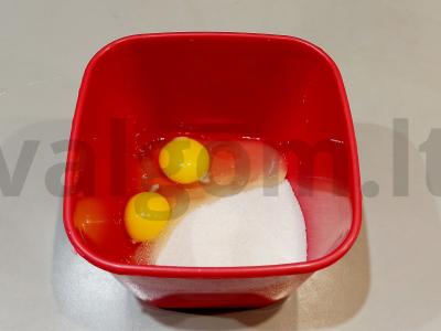 Raisinų pyragas „Zavitushka“ Žingsnis 2