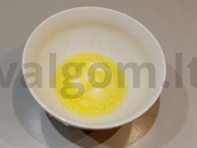 Raisinų pyragas „Zavitushka“ Žingsnis 3