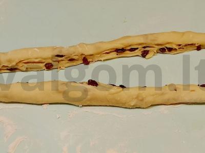 Raisinų pyragas „Zavitushka“ Žingsnis 9