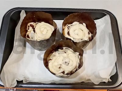 Raisinų pyragas „Zavitushka“ Žingsnis 12