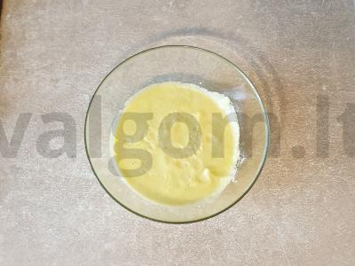 Blynai su cukinija ir viso grūdo miltais Žingsnis 3