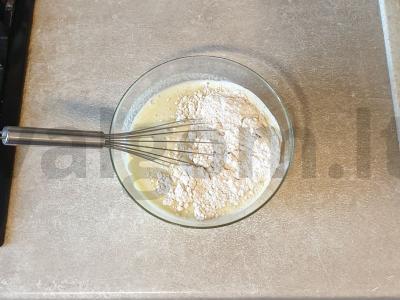 Blynai su cukinija ir viso grūdo miltais Žingsnis 5