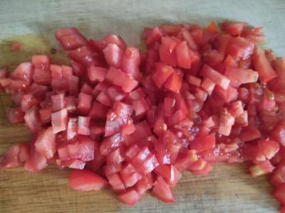 Brusketa su pomidorais Žingsnis 1