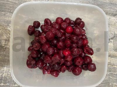 Vyšnių džemas tortui Žingsnis 1