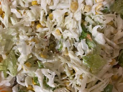 Salotos su kopūstais ir kukurūzais Žingsnis 8