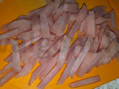 Kalakutienos krūtinėlė su grybais grietinėlės padaže su bulvių koše Žingsnis 1