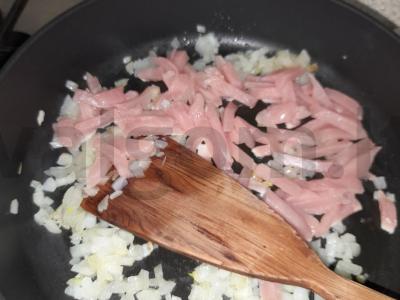 Kalakutienos krūtinėlė su grybais grietinėlės padaže su bulvių koše Žingsnis 5