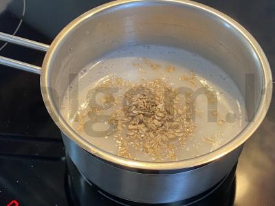 Kreminė avižinė košė su chia sėklomis Žingsnis 2