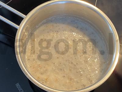 Kreminė avižinė košė su chia sėklomis Žingsnis 4