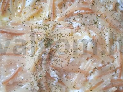 Greitas makaronų pusryčių receptas Žingsnis 3