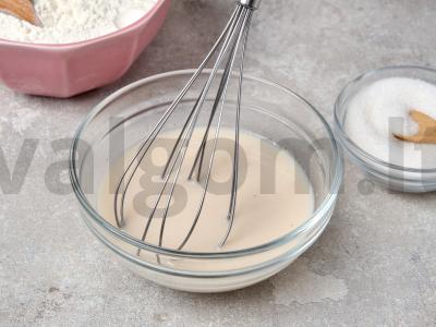 Vegetariškas tešla Žingsnis 1