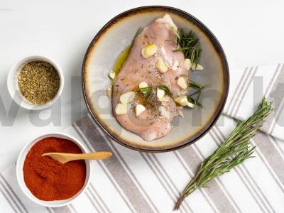 Kalakutienos filė su provanso žolelėmis Žingsnis 1