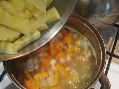 Moliūgų sriuba-pyragas su cukinija Žingsnis 3