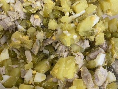 Olivje su kiauliena Žingsnis 7