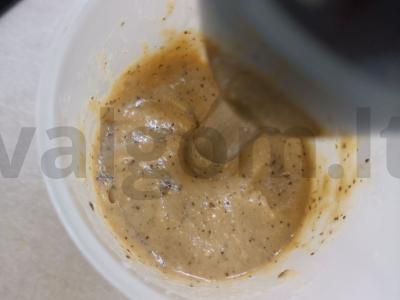 Tortas su žemės riešutų sviestu ir šokoladu Žingsnis 5