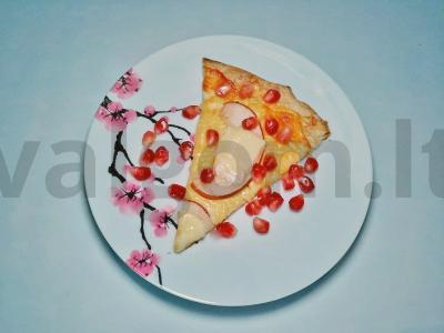 Pica su kriaušėmis ir brie sūriu pagrindine nuotrauka