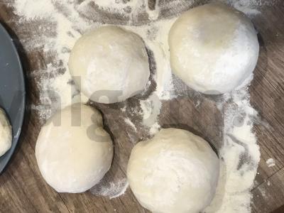 Kabar dinų „Dėlen“ хычины su bulvėmis ir sūriu Žingsnis 6