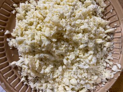 Klasikinis salotas „Mimoza“ Žingsnis 9