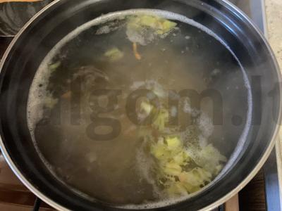 Grikių sriuba su mėsos kukuliais Žingsnis 6