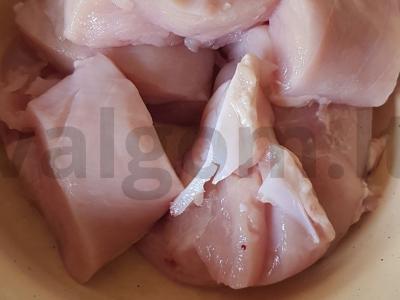 Vištienos krūtinėlės šašlykas Žingsnis 1