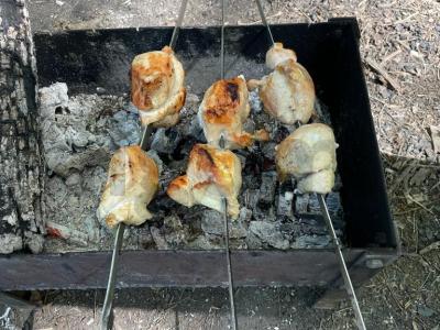 Vištienos krūtinėlės šašlykas pagrindine nuotrauka